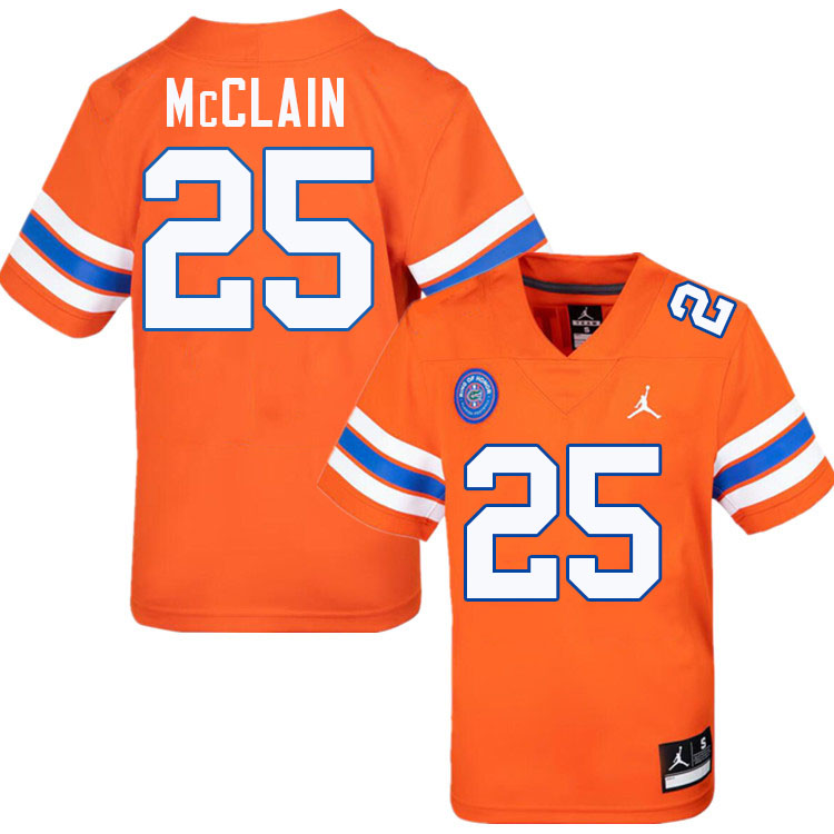 #25 Cormani McClain Gators Jersey,Florida Gators College Football Jerseys Stitched-Throwback Orange  #25 Cormani McClain Gators Jersey,Florida Gators College Football Jerseys Stitched-Throwback Orange